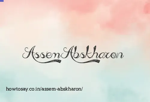 Assem Abskharon