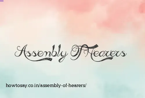 Assembly Of Hearers