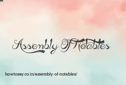 Assembly Of Notables