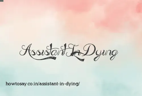 Assistant In Dying