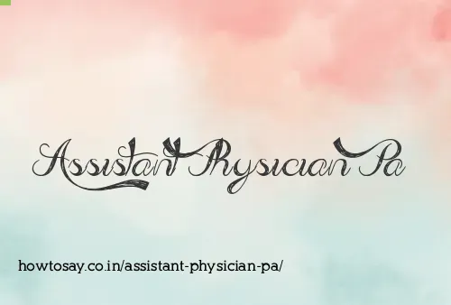 Assistant Physician Pa