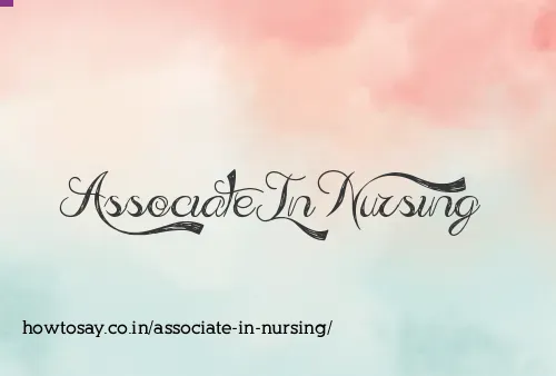 Associate In Nursing