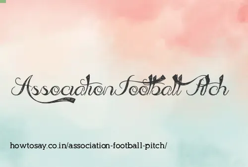 Association Football Pitch