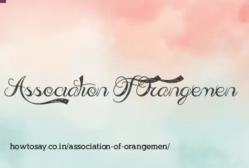 Association Of Orangemen