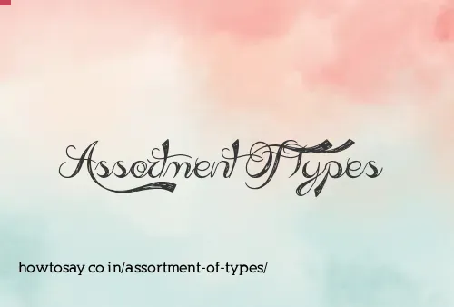 Assortment Of Types