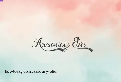 Assoury Elie