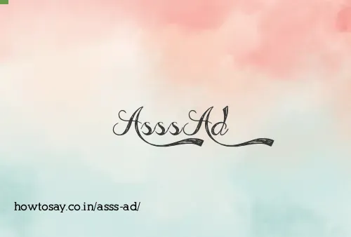 Asss Ad