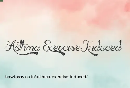 Asthma Exercise Induced