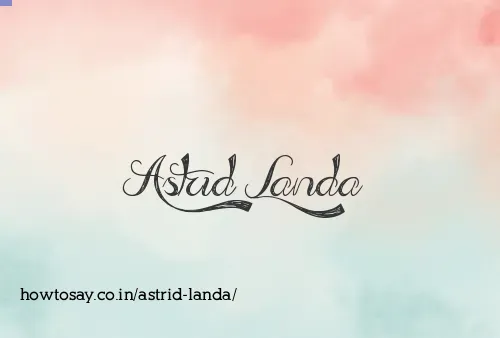 Astrid Landa