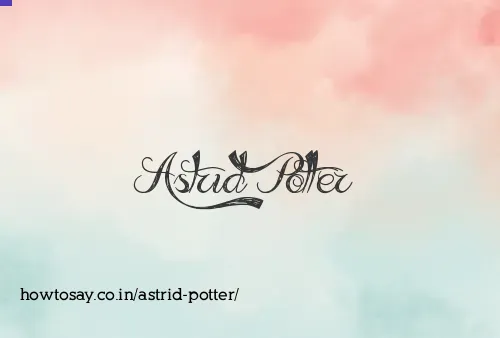 Astrid Potter