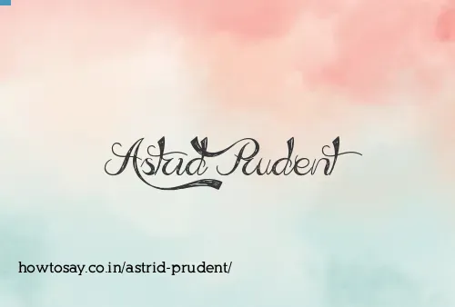 Astrid Prudent