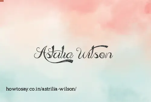 Astrilia Wilson