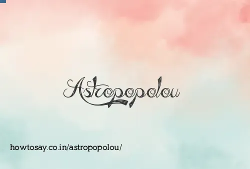 Astropopolou