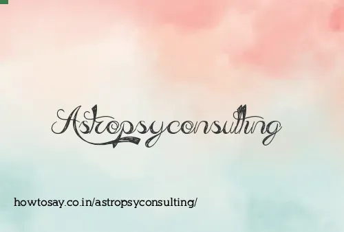 Astropsyconsulting
