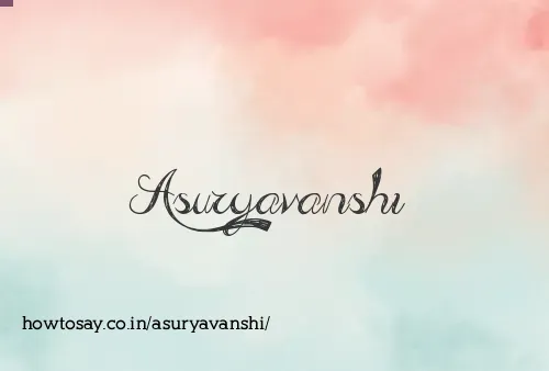 Asuryavanshi