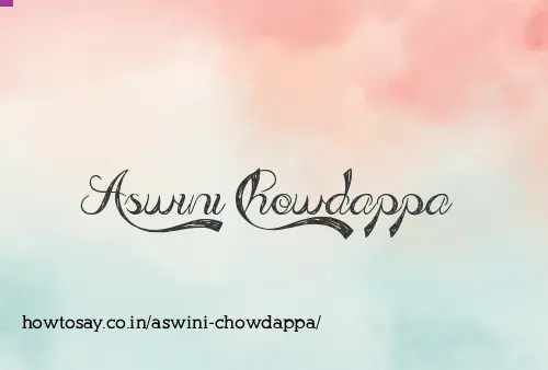 Aswini Chowdappa