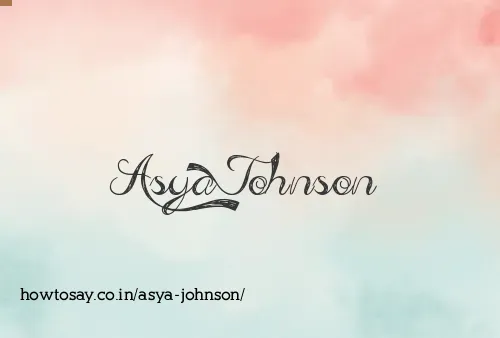 Asya Johnson