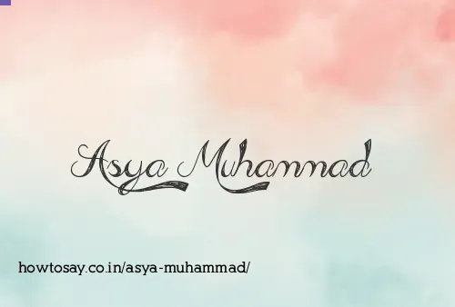 Asya Muhammad