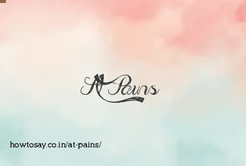 At Pains