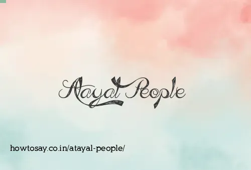 Atayal People