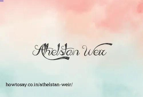 Athelstan Weir