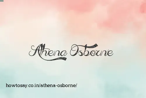 Athena Osborne