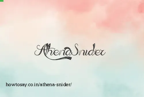 Athena Snider
