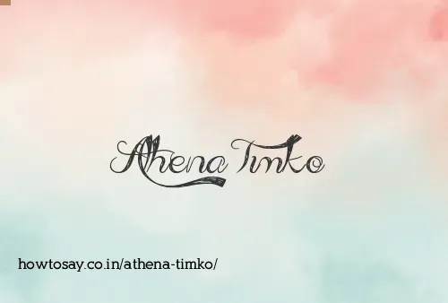 Athena Timko