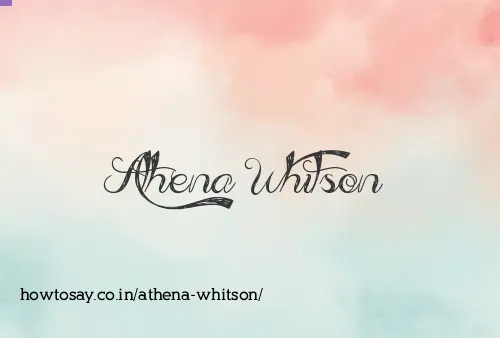 Athena Whitson