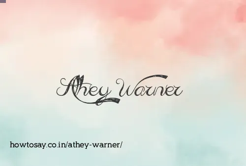 Athey Warner