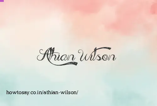 Athian Wilson