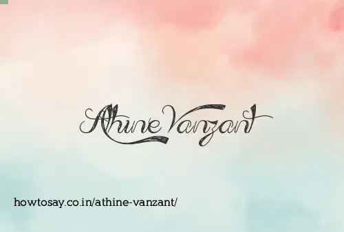Athine Vanzant