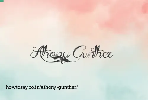Athony Gunther