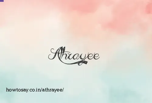 Athrayee