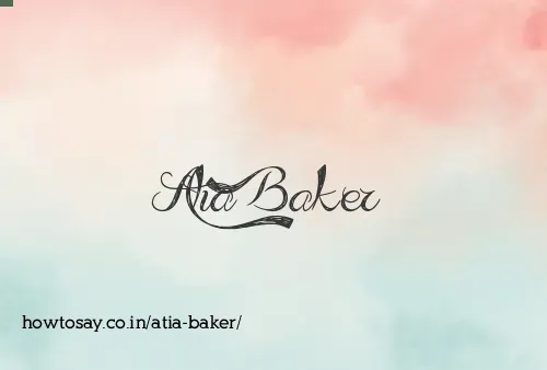 Atia Baker