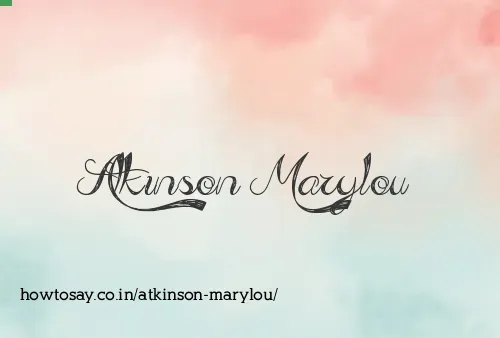 Atkinson Marylou