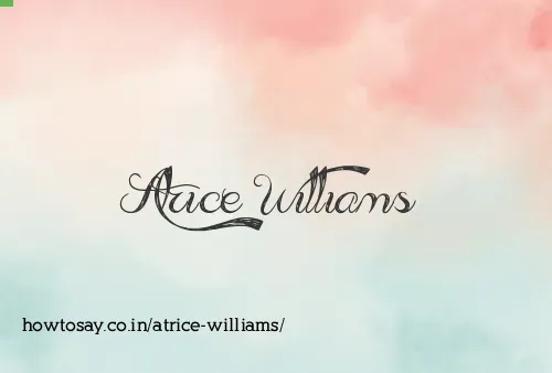 Atrice Williams