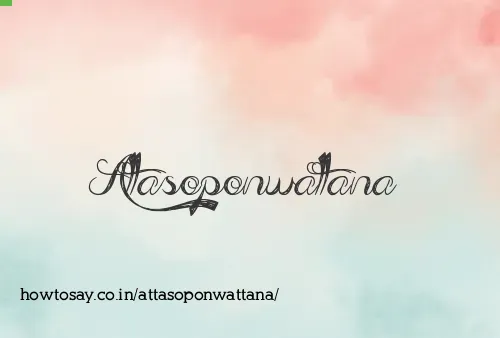 Attasoponwattana