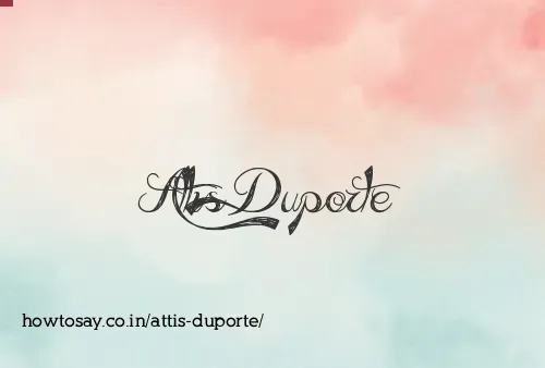 Attis Duporte