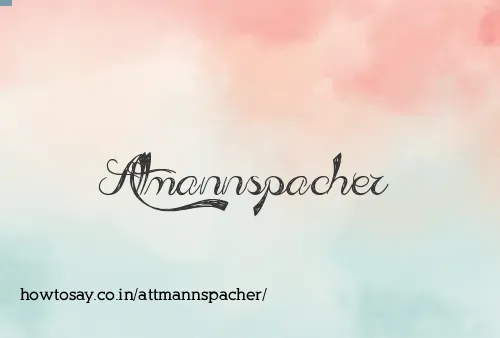 Attmannspacher