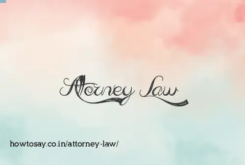 Attorney Law