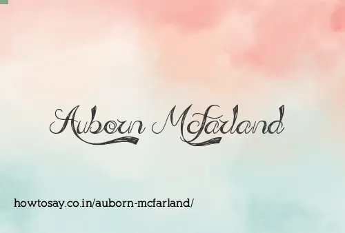 Auborn Mcfarland