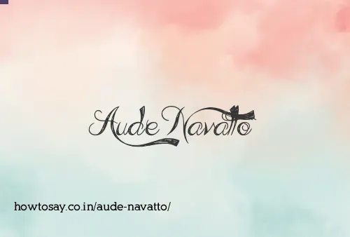 Aude Navatto