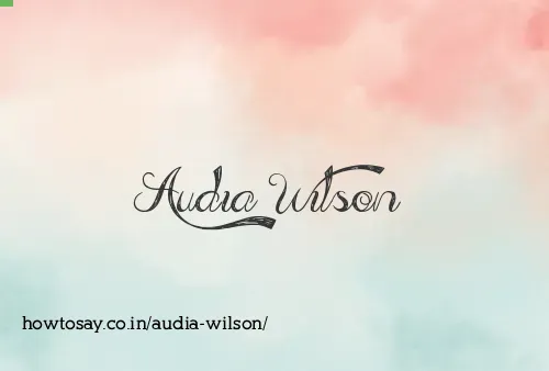 Audia Wilson