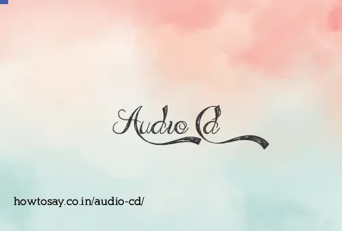 Audio Cd