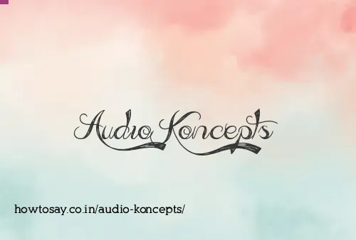 Audio Koncepts