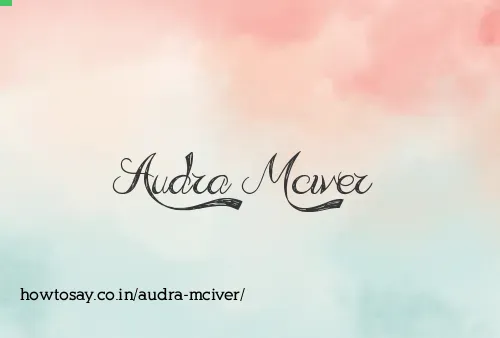 Audra Mciver