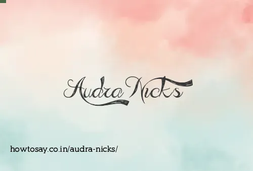 Audra Nicks