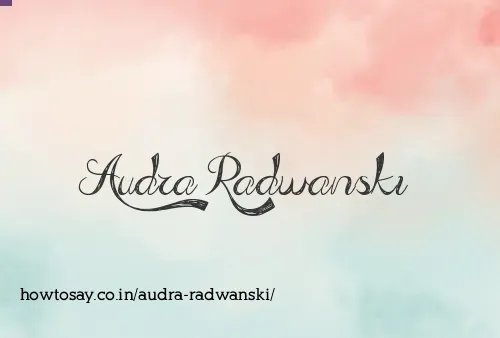 Audra Radwanski