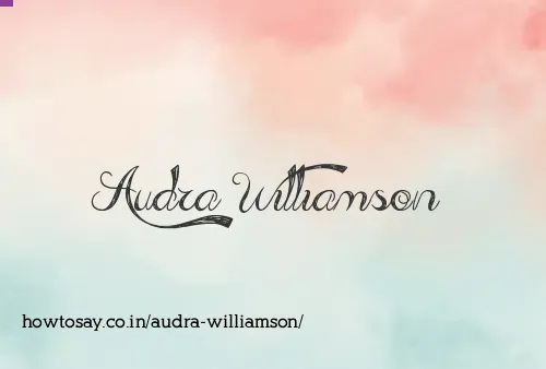 Audra Williamson